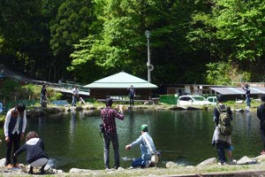 奈良子釣りセンターならご池写真