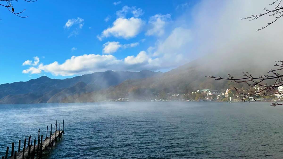 中禅寺湖畔コタンの桟橋